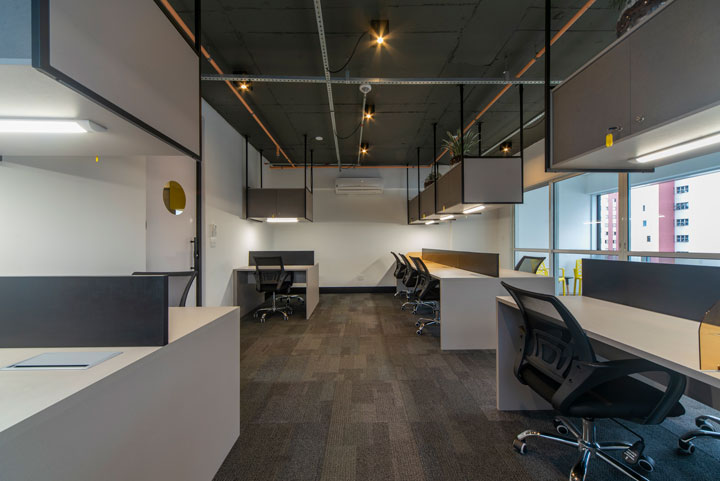 Interior do Open Lab Coworking